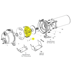 Goulds Pump Part 3K71 GUIDEVANE