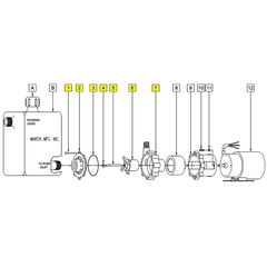 0145-0046-0200 March Pumps Repair Part