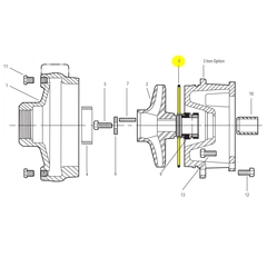 Goulds Pump Part 5K73 O-RING-3656S 6 in. BOX-3