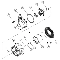 FTI DB22V-21 Pump End Kit, Finish Thompson DB Series Pumps
