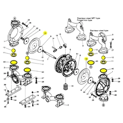 Yamada Pump Repair Kit K40-ME
